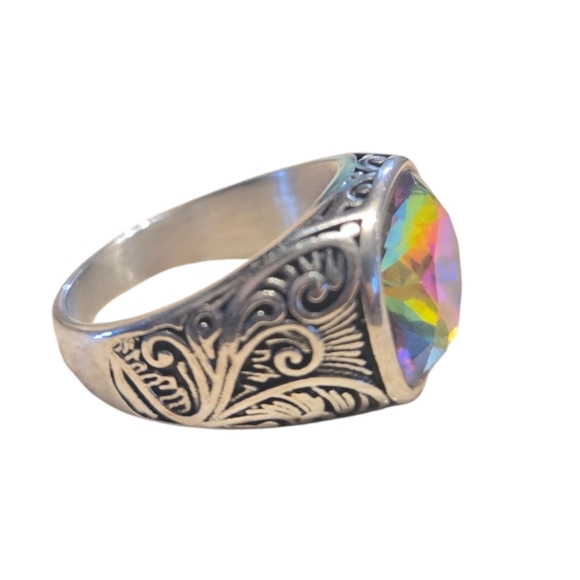 Stainless Steel Ring Size 11 - Picture 3 of 7